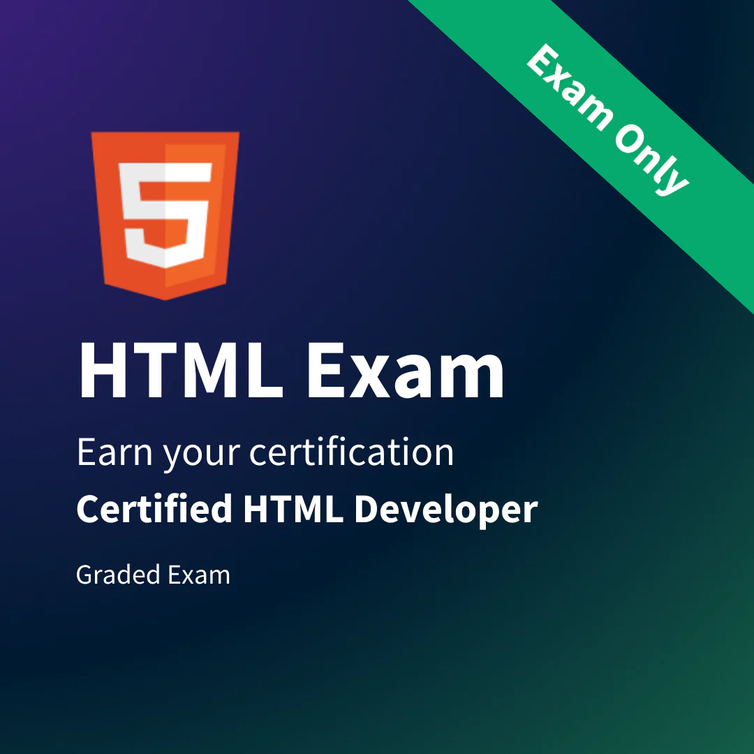 HTML Certification Exam - Image 3