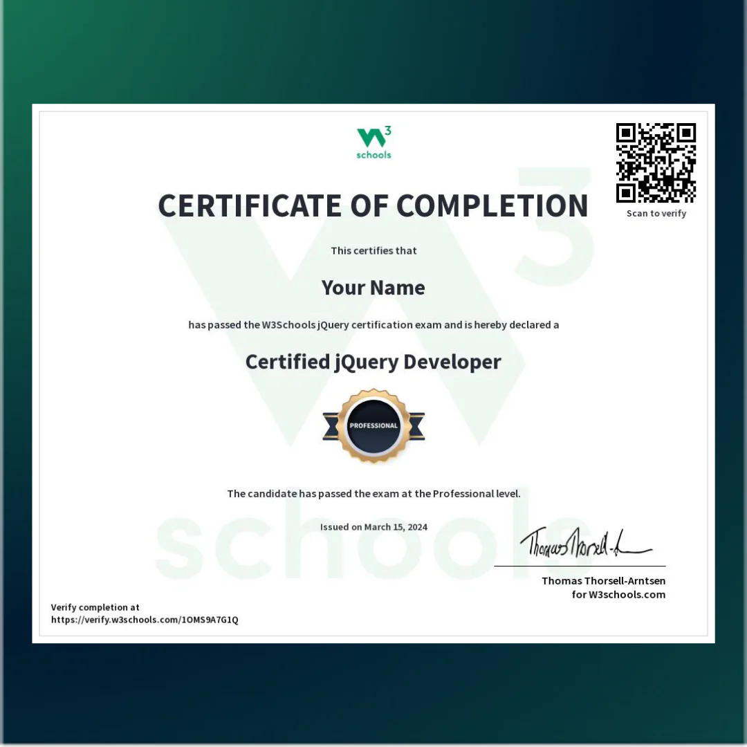 jQuery Certification Exam - Image 2