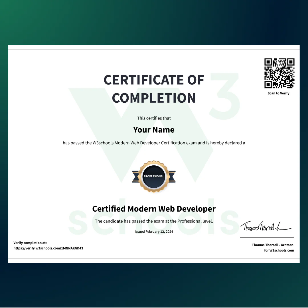 Modern Web Development Certification Exam - Image 2